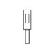 Mahr 4500500 844 TZ CYLINDRICAL MEASURING PINS,1 MM DIA, PAIR