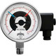 WINTER PEC0212 PEC 4'' SS/SS, 0/2,000 PSI/KPA, 1/2'' NPT BTM, 2 x SPST CONTACTS