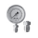WINTER PUP2037B 2" DIAL,MALE SWIVEL BCK,0/2000PSI