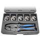 Aven 10170-KIT - 6 pc CRIMPING TOOL SET CONSISTING OF 5 DIES & FRAME IN PROTECTIVE CASE