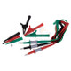 Megger 1007-155 Test Lead Set Silicon Red/Black/Green 9.5 Plug