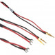 Megger 241005-7 Duplex Test Leads 0.5" Kelvin Clips; Gold Plated"