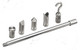 Starrett SPK-FG-L Force Gauge Accessory Kit- Stainless Steel- M10