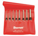 Starrett S565PC Drive Pin Punch Set, 4" length, imperial