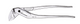 Gedore 6413240 Universal pliers 10", 7 settings 146 10 C