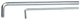 Gedore 1543385 Hexagon Allen key, extra long 3/8" 42 EL 3/8AF