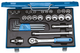 Gedore 2546027 Socket set 1/2" 31 pcs 5/16-1.1/4AF D 19 WAU-20