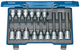 Gedore 6129360 Screwdriver bit socket set 1/2" 15 pcs in-hex 5-17 mm IN 19 LKM