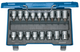 Gedore 6129520 Screwdriver bit socket set 1/2" 17 pcs TORX ITX 19 TX-017