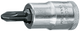 Gedore 6656650 Screwdriver bit socket 1/2" PH 2 IKS 19 2