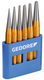 Gedore 8753680 Drift punch set 6 pcs in plastic holder 113