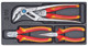 Gedore 1733079 VDE pliers set in 1/3 ES tool module 1500 ES-VDE 145