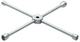 Gedore 6227530 Universal 4-way wheel wrench 17x19x21x24 mm 550x550 mm 28 PR
