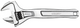 Gedore 2668890 Adjustable spanner 12", open end, chrome-plated 60 S 12 C