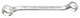 Gedore 6051230 Double ended ring spanner short 8x9 mm 2 B 8x9