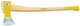 Gedore 1591762 Splitting axe with ash handle OX 30 E-2751