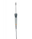 Testo 0602 0393 Surface probe with sprung thermocouple strip, also for uneven surfaces, measurement range short-term to +500°C, TC type K, tip Ø 12 mm, probe Ø 5 mm x 115 mm, -76 to 572°F / -60 to +300°C, 3.9 ft / 1.2 m
