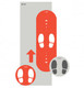 FLIR T300366 Roll-Up & Sticker Kit for Screening, incl. T131177, T131178, T131179, T131180