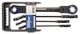Gedore KL-4443-30 Double-jointed ratchet spanner set