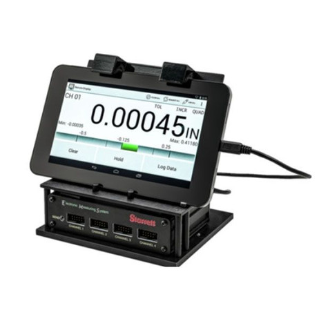 Starrett Software Starrett EMS4 READOUT / DATA COLLECTION SYSTEM W/TABLET, SOFTWARE, MUX ...