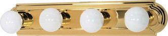 Nuvo Lighting - 60-309 - Four Light Vanity - Polished Brass