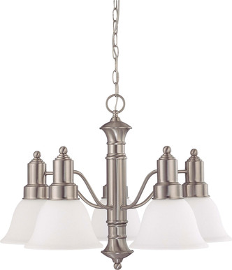 Nuvo Lighting - 60-3242 - Five Light Chandelier - Gotham - Brushed Nickel