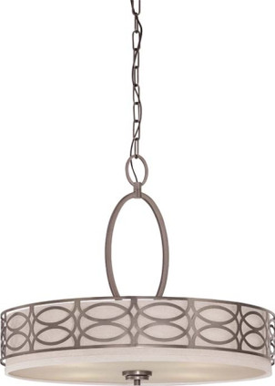 Nuvo Lighting - 60-4726 - Four Light Pendant - Harlow - Hazel Bronze