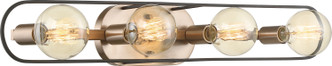 Nuvo Lighting - 60-6654 - Four Light Vanity - Chassis - Copper Brushed Brass / Matte Black