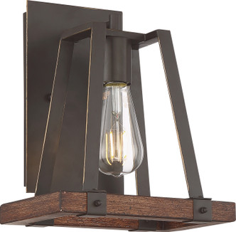 Nuvo Lighting - 60-6891 - One Light Wall Sconce - Outrigger - Mahogany Bronze / Nutmeg Wood