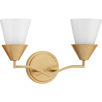 Progress Lighting - P300496-205 - Two Light Bath - Pinellas - Soft Gold Progress Lighting - P300496-205 - Two Light Bath - Pinellas - Soft Gold