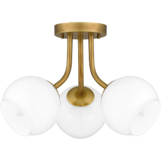 Quoizel Semi-Flush Mount Three Light Semi Flush Mount (QSF561) Quoizel Semi-Flush Mount Three Light Semi Flush Mount (QSF561)