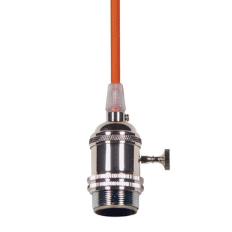 Satco - 80-2381 - Lampholder - Polished Nickel / Glass
