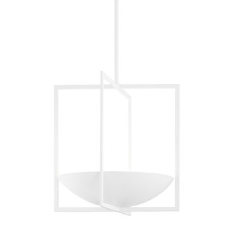 Troy Lighting - F1119-GSW - Six Light Pendant - Loki - Gesso White