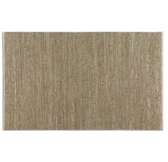 Uttermost - 73052-5 - Rug - Tobais - Beige And Gray Leather/Hemp