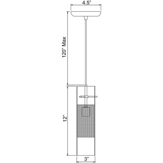 Spartan LED Pendant (50525LEDDLP-BS/CLM) Spartan LED Pendant (50525LEDDLP-BS/CLM)