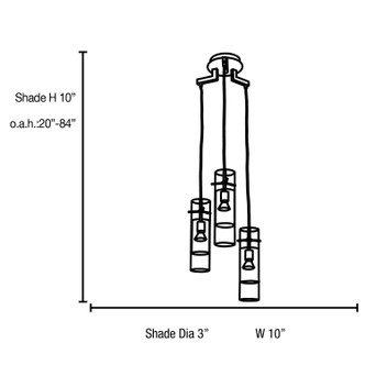 Spartan LED Pendant (50526LEDDLP-BS/CLM)