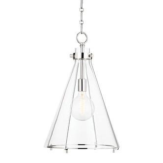 Hudson Valley - 7304-PN - One Light Pendant - Eldridge - Polished Nickel