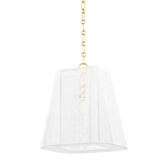 Hudson Valley - 7614-AGB - One Light Pendant - Verona Beach - Aged Brass