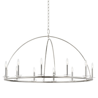 Hudson Valley - 9547-PN - 12 Light Chandelier - Howell - Polished Nickel Hudson Valley - 9547-PN - 12 Light Chandelier - Howell - Polished Nickel