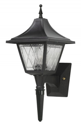Wave Lighting - 608 - One Light Wall Mount Short & Long Stem - Vanguard - Black