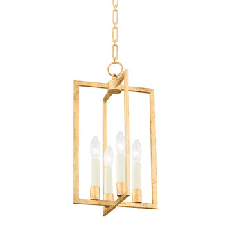 Hudson Valley - MDS420-GL - Four Light Lantern - Middleborough - Gold Leaf Hudson Valley - MDS420-GL - Four Light Lantern - Middleborough - Gold Leaf