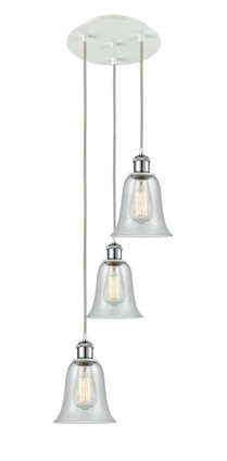 Innovations - 113B-3P-WPC-G2812 - LED Pendant - Ballston - White Polished Chrome