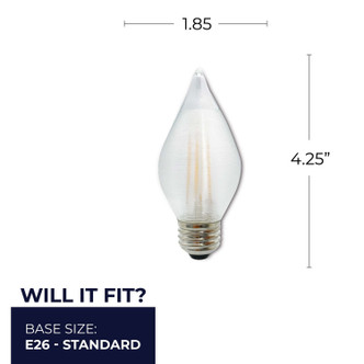 Bulbrite - 776592 - Light Bulb - Filaments: - Satin