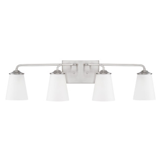 Capital Lighting - 114141BN-331 - Four Light Vanity - Braylon - Brushed Nickel Capital Lighting - 114141BN-331 - Four Light Vanity - Braylon - Brushed Nickel