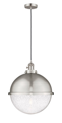Innovations - 201CSW-SN-HFS-124-SN-LED - LED Pendant - Franklin Restoration - Brushed Satin Nickel