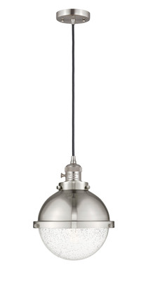 Innovations - 201CSW-SN-HFS-84-SN-LED - LED Mini Pendant - Franklin Restoration - Brushed Satin Nickel