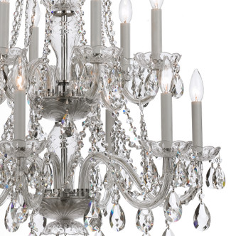 Traditional Crystal 12 Light Chandelier (1137-CH-CL-S)