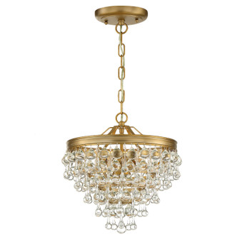 Calypso Three Light Mini Chandelier (130-VG)