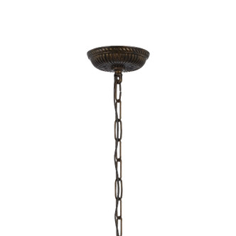 Ashton Four Light Mini Chandelier in English Bronze (60-5014-EB-CL-S)
