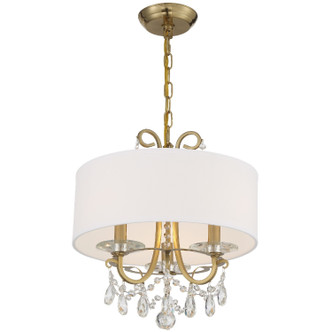 Othello Three Light Chandelier (6623-VG-CL-S)